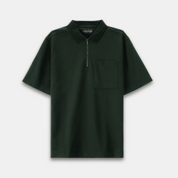 Men's Get-Up, Zip Up Polo Shirt