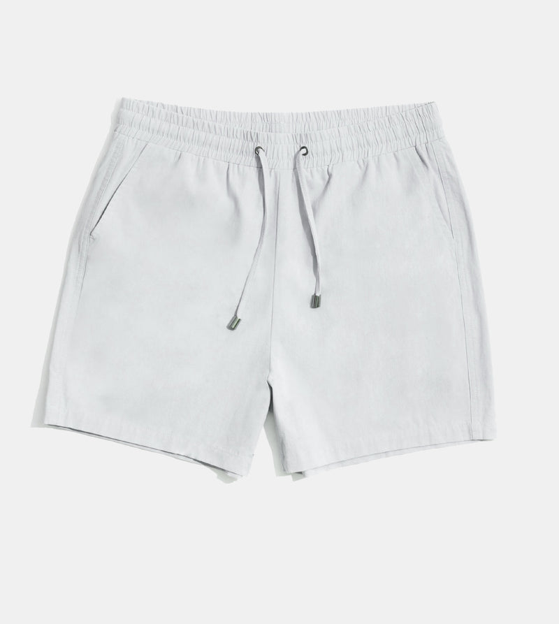 Linen Blend Drawstring Summer Shorts