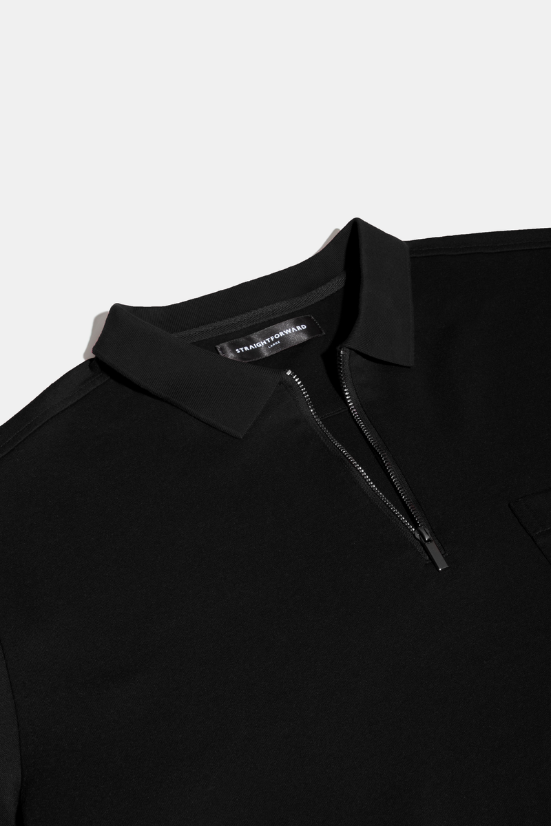 Men's Get-Up, Zip Up Polo Shirt