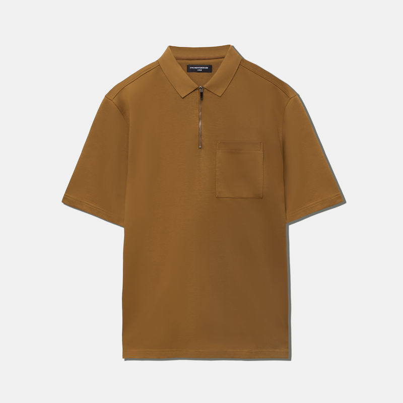 Men's Get-Up, Zip Up Polo Shirt